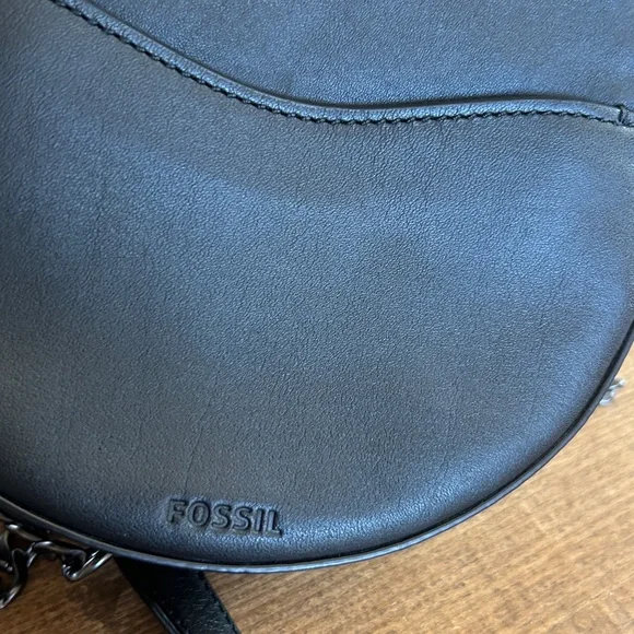 Black Round Mickey Mouse Crossbody Bag by Fossil - Picture 4 of 4